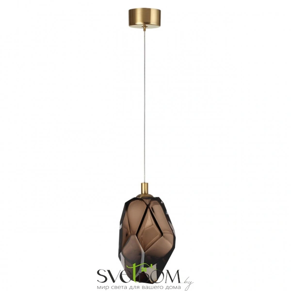 7112/4LA L-VISION ODL25 Подвесной светильник  бронзовый/коньячн. стекло/металл IP20 LED 4W 300Лм 3000K 200° 220V GEMME
