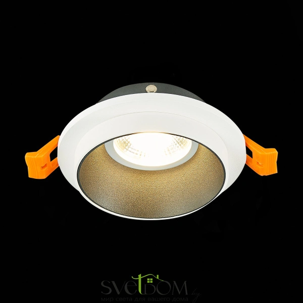 ST206.528.01 Св-к встр. Белый GU10 1*50W  IP20 D92xH38 220V Без ламп Встраиваемые светильники