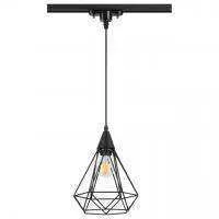 370421 PORT NT19 133 черный Светильник трековый однофазный трехжильный IP20 E27 50W 220V ZELLE