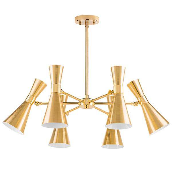 Lightstar 816061 Люстра DUMO 6х40W E14 ЛАТУНЬ/ЗОЛОТО
