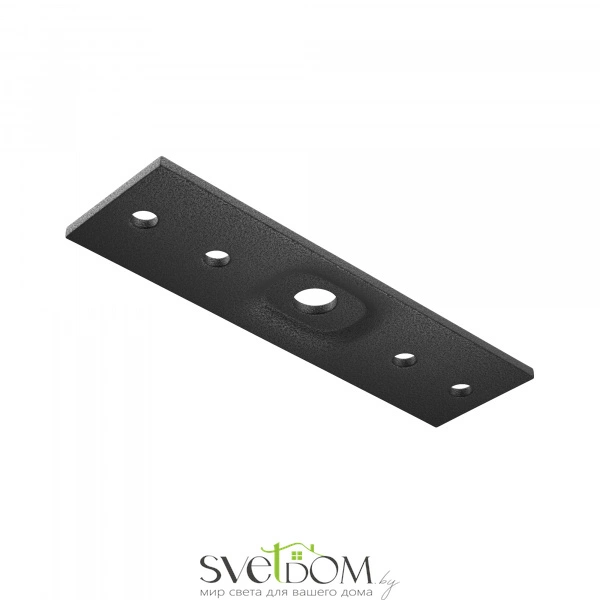 Коннектор прямой Exility накладной черный TRA034C-21B