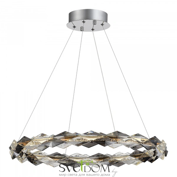 SL6009.103.01 Люстра подвесная ST-Luce Золотистый/Прозрачно-Дымчатый LED 1*30W 3000K DIAMANTA