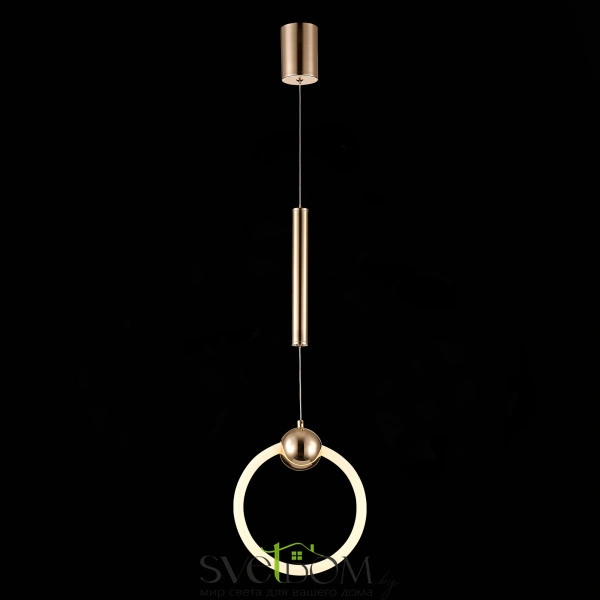 SL1578.203.01 Подвес ST-Luce Золотистый/Золотистый, Белый LED 1*15W 3000K GIERA