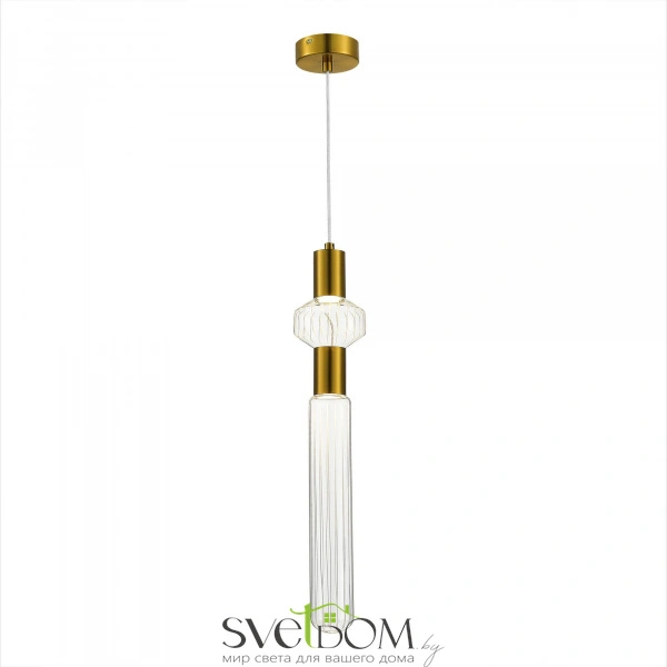 SL6117.203.02 Светильник подвесной ST-Luce Латунь/Золотой, Прозрачный LED 2*3W 3000K TACCHE
