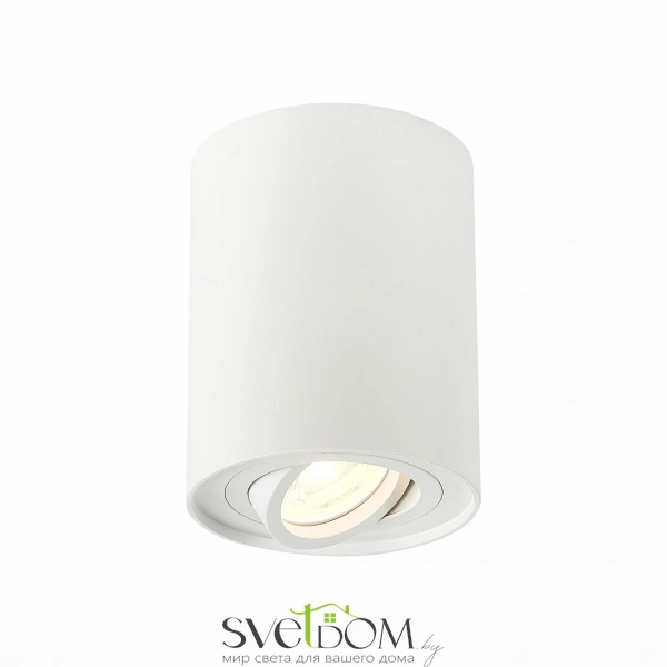 ST108.517.01 Светильник потолочный Белый GU10 1*50W  IP20 D98xH124 220V Без ламп Накладные светильники
