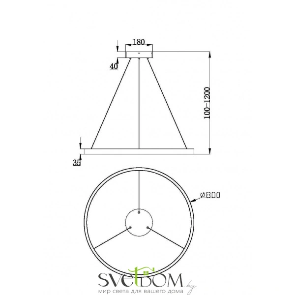 Подвесные светильники Maytoni MOD058PL-L42W3K от Магазина Svetdom.by