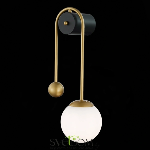 SL1202.201.01 Светильник настенный ST-Luce Золотистый/Золотистый, Белый E27 1*40W ADIGE