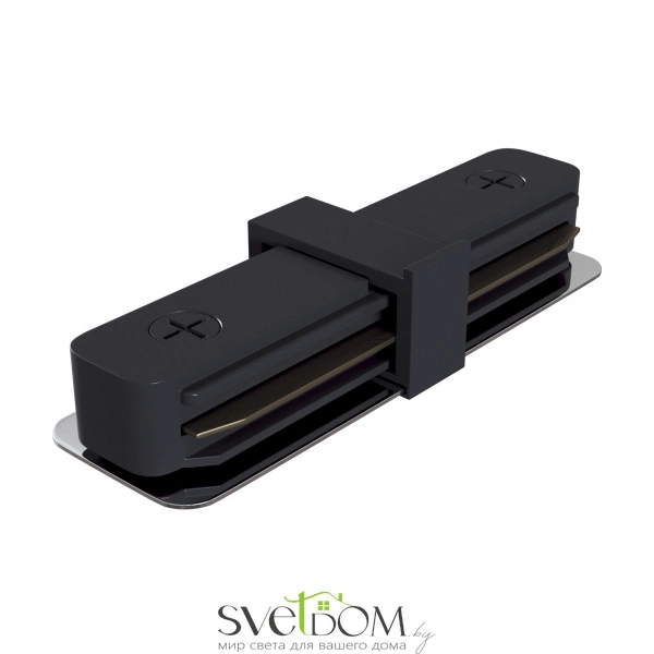 Коннектор прямой Unity черный TRA001C-11B