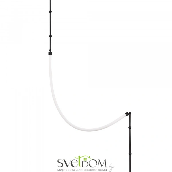 SL6132.401.20 Светильник настенно-потолочный ST-Luce Черный/Белый LED 1*20W 3000K STRAP