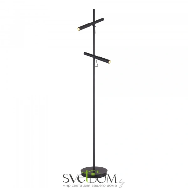 SL6210.405.02 Светильник напольный ST-Luce Черный/Черный, Золотистый LED 2*3W 3000K LILT