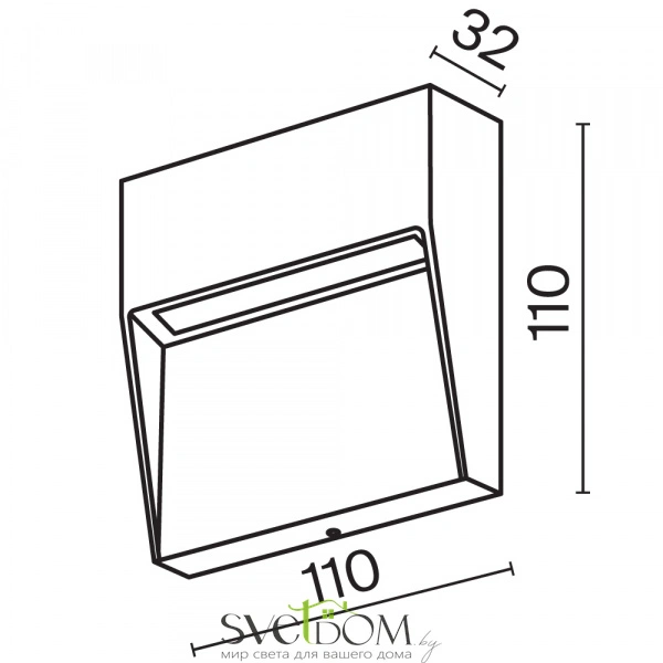Подсветка для лестниц Outdoor O047SL-L3W3K