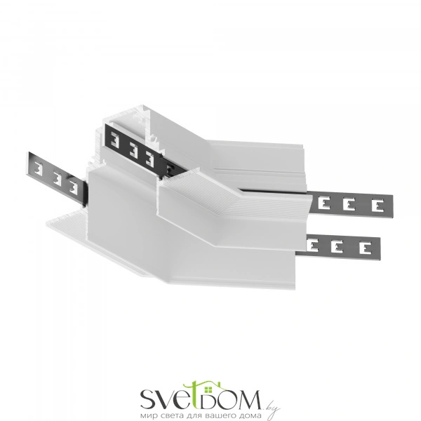 Угол-соединитель 135° Gravity встраиваемый белый TRA010CLO-42W