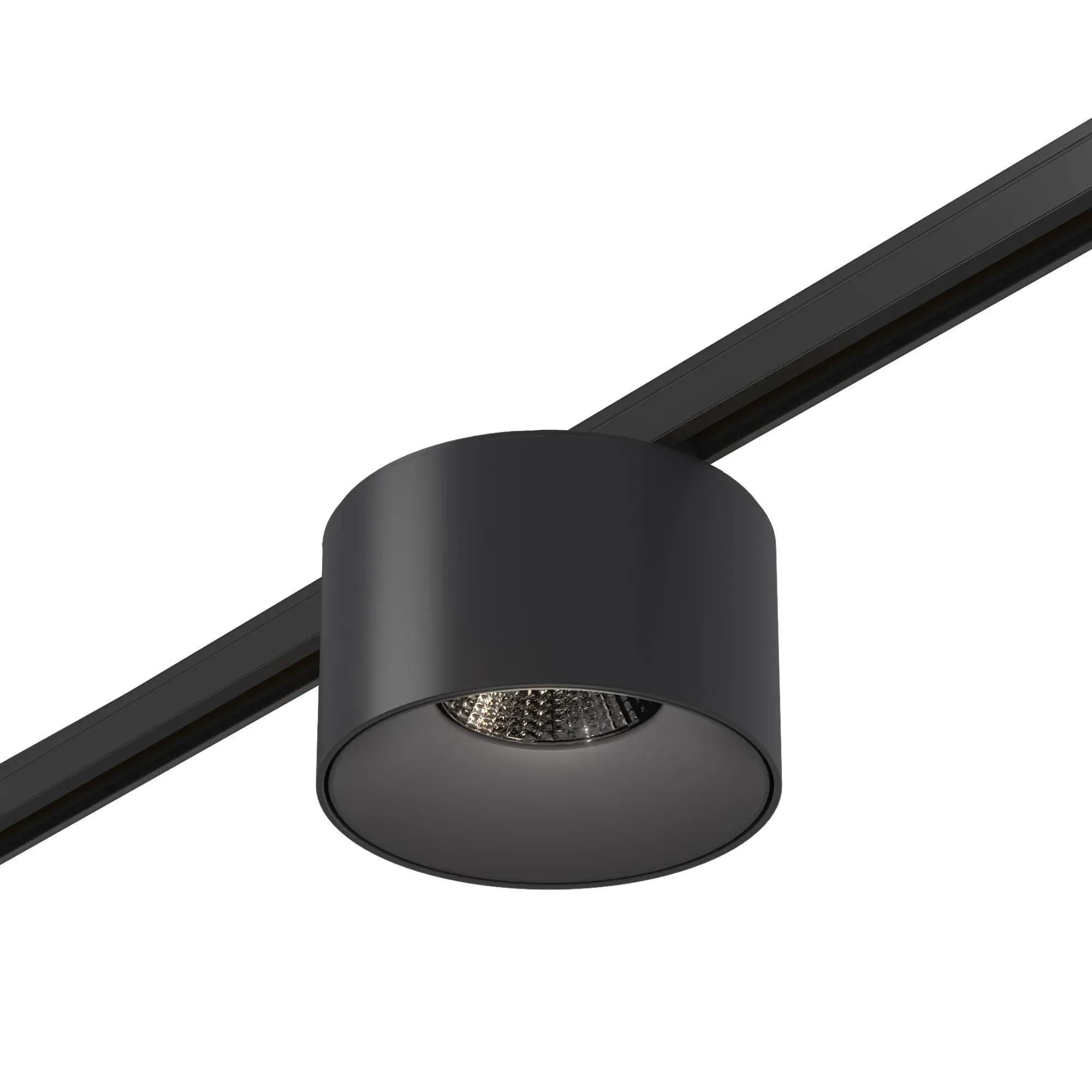 ST669.446.05 Магнитный трековый светильник Черный LED 1*5W 4000K 350Lm Ra>90 36° IP20 D60xH37 24V SUPER5