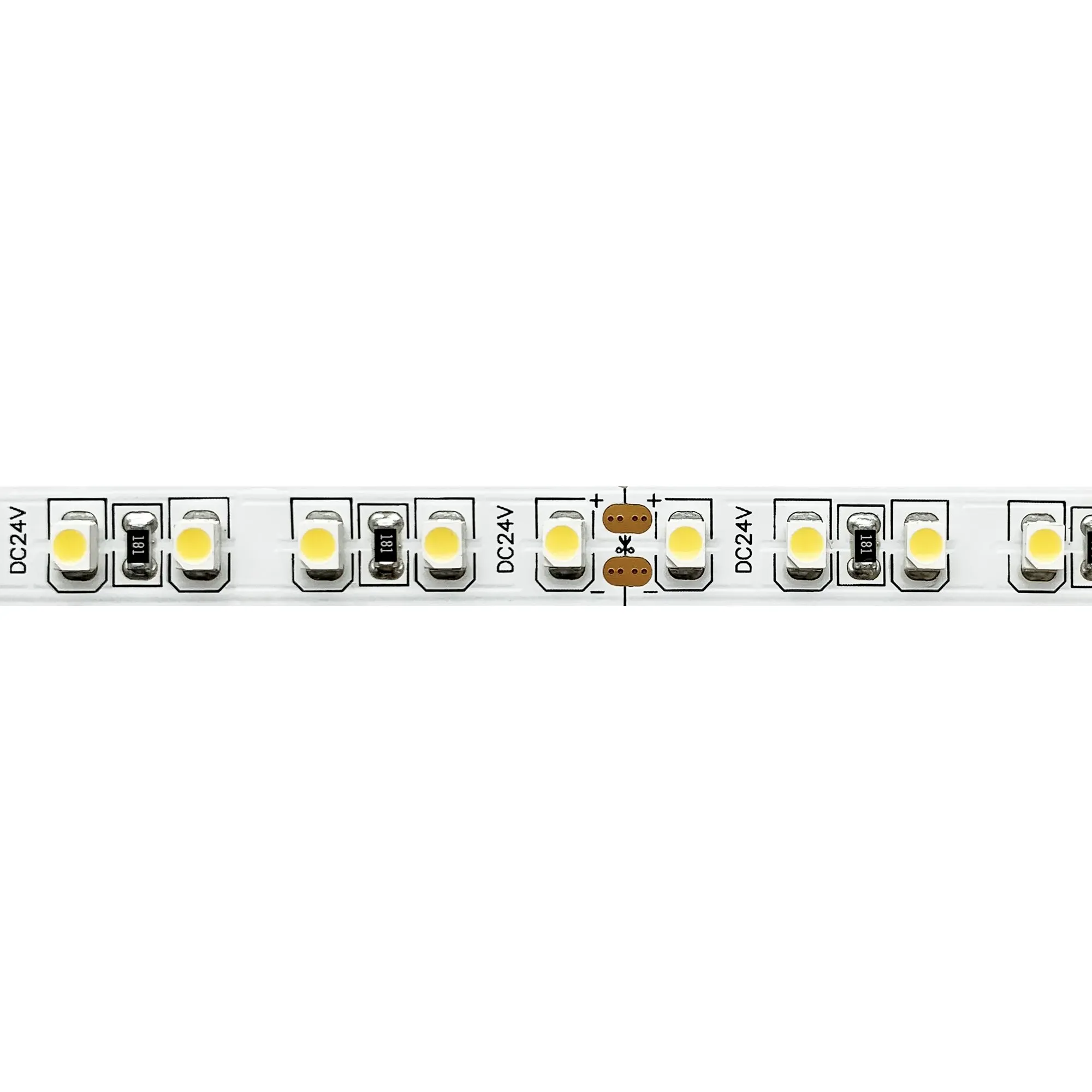 ST016.310.20 Светодиодная лента  - 60leds/м*9.6W/мW 3000K 860Lm Ra80 120° IP20 L1 000xW8xH2 24V Светодиодные ленты