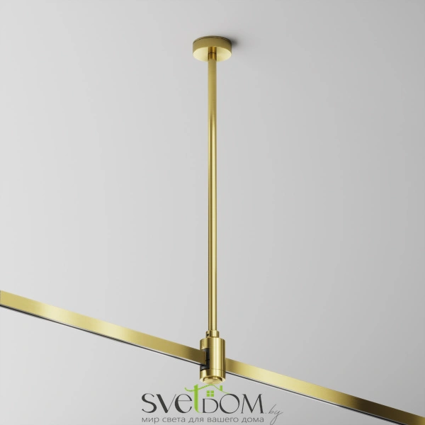 Крепление потолочное Medium 360мм с вводом питания Flarity латунь TRA158C-BL1-BS