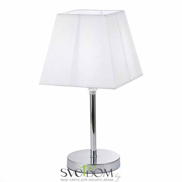 SLE107604-01 Прикроватная лампа Хром/Белый E14 1*40W GRINDA