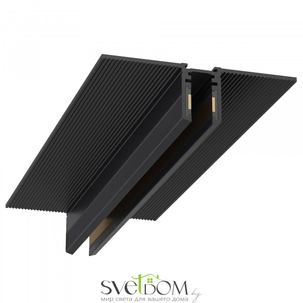 ST066.429.00 Шинопровод встраиваемый SUPER5 под ГКЛ 9 мм ST-Luce Черный Длина 2 000мм SUPER5