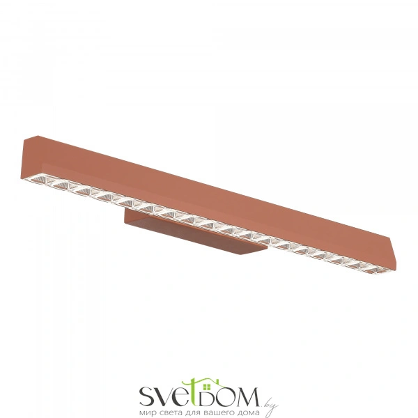 SL1018.623.01 Светильник подвесной ST-Luce терракотовый/прозрачный LED 1*11W 4000K EUCLIDICS