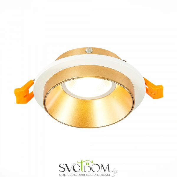 ST206.258.01 Св-к встр. Белый GU10 1*50W  IP20 D92xH38 220V Без ламп Встраиваемые светильники