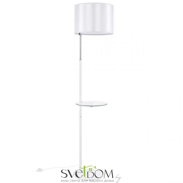 Citilux Батлер CL806010 Торшер со столиком Белый