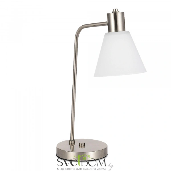 SLE1561-104-01 Прикроватная лампа Никель/Белый E27 1*60W ARKI