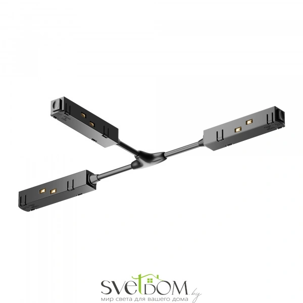 Коннектор питания Т-образный Gravity черный TRA004CWT-22B