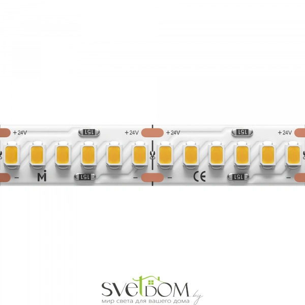 Светодиодная лента Ultra 24В 2835 19,2Вт/м 2700K 5м IP 20 201214