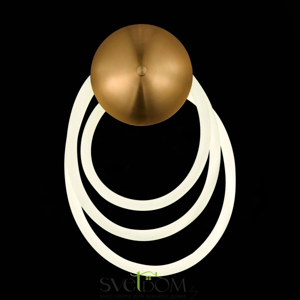 SL6102.311.30 Светильник настенный ST-Luce Латунь/Белый LED 1*30W 4000K SAGRATO