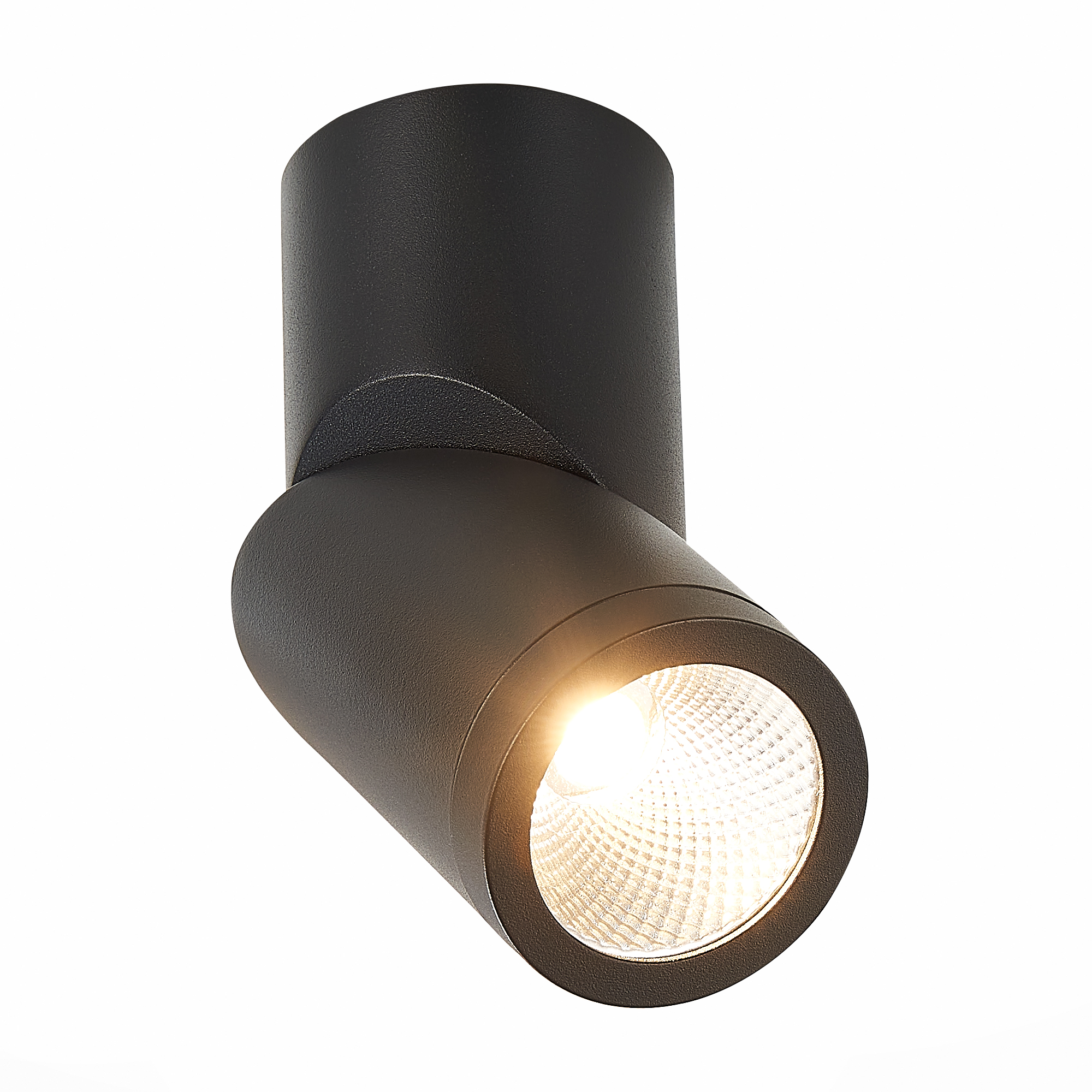 ST650.442.10 Светильник потолочный Черный LED 1*10W 4000K 800Lm Ra>90 38° IP44 D62xH151 165-265V Накладные светильники ST LUCE