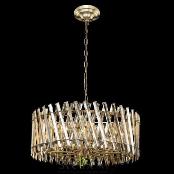 Citilux Ингвар CL334283 Люстра подвесная хрустальная Бронза