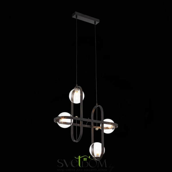 SL1201.403.04 Светильник подвесной ST-Luce Черный/Прозрачный G9 4*5W CIRCONO