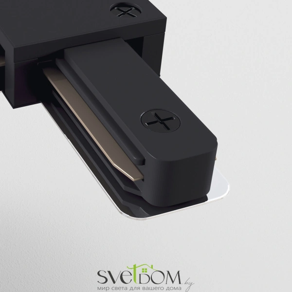 Коннектор L-образный Unity черный TRA001CL-11B