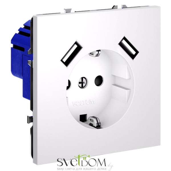 Розетки с USB Voltum S70 VLS040402  Voltum VLS040402