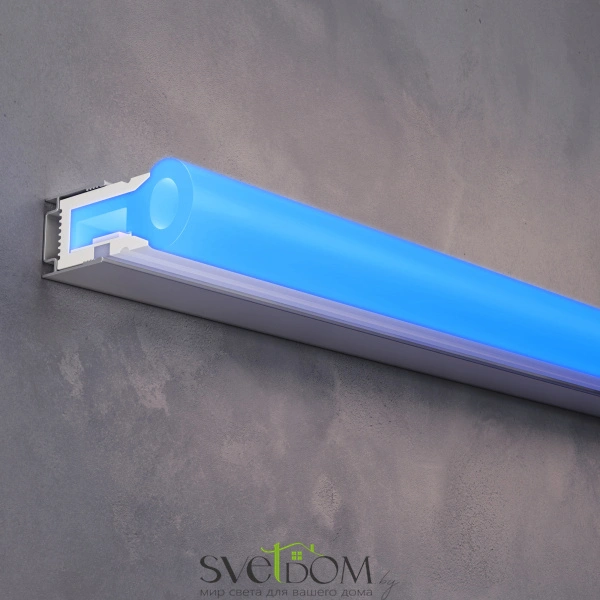 Гибкий неон 1708 24В 9,6Вт/м Blue IP67 5м 200521