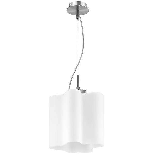 Lightstar 802110 Подвес NUBI 1х40W E27 ХРОМ/БЕЛЫЙ