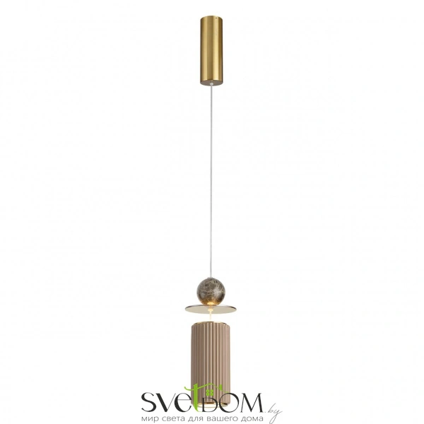 5475/10LD L-VISION ODL_EX27 сатинированн.латунь/терракот./металл/стекло/мрамор/керамика Подвес LED*10W 3000K 388lm JAZZ