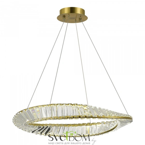 SL6204.301.01 Светильник подвесной ST-Luce Латунь/Прозрачный LED 1*32W 4000K RITORTO