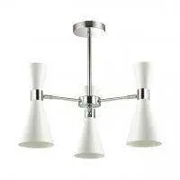 3661/3C MODERNI LN18 153 хром/матовый белый Люстра потолочная E14 3*60W 220V QUINN