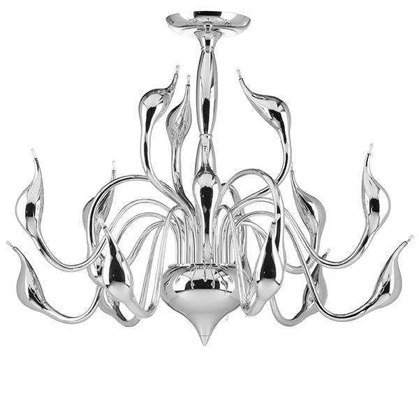 Lightstar 751184 Люстра потол Cigno collo 18х20W G4 ХРОМ