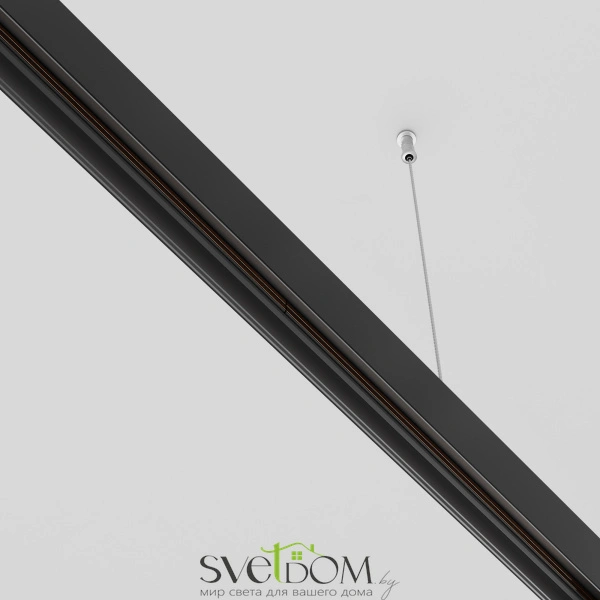 Коннектор прямой Exility накладной черный TRA034C-21B