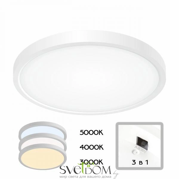 Citilux Бейсик CL738240V Светильник накладной Белый