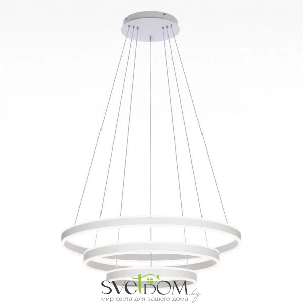 Citilux Дуэт CL719680 LED Люстра подвесная с пультом Белая