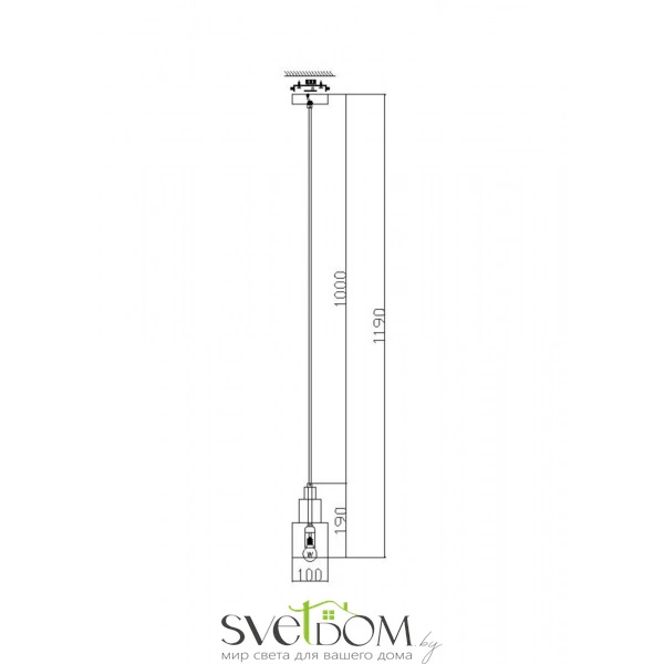 Подвесной светильник Freya FR4006PL-01BS