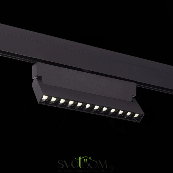 ST362.436.12 Магнитный трековый светильник Черный LED 1*12W 3000K 1 009Lm Ra>80 36° IP20 L219xW22xH1 SKYLINE 48
