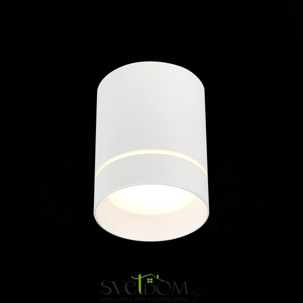ST115.542.07 Светильник потолочный Белый LED 1*7W 4000K 490Lm Ra>90 120° IP20 D79xH100 170-240V Накладные светильники