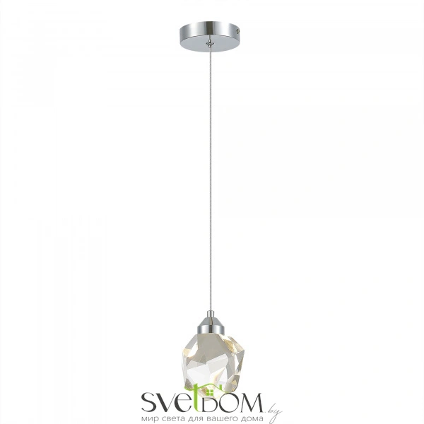 SL6114.103.01 Подвес ST-Luce Хром/Прозрачный LED 1*3W 3000K CASCATO