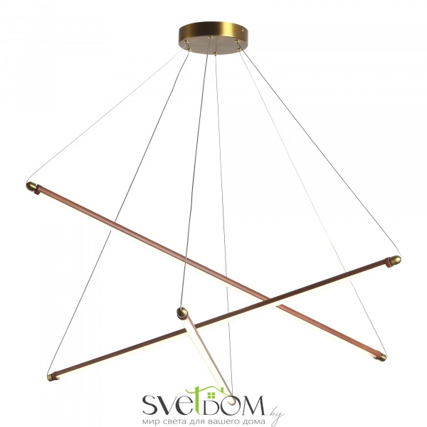 SL6225.303.03 Светильник подвесной ST-Luce Латунь/Терракотовый, Белый LED 3*13W 3000K BRICK