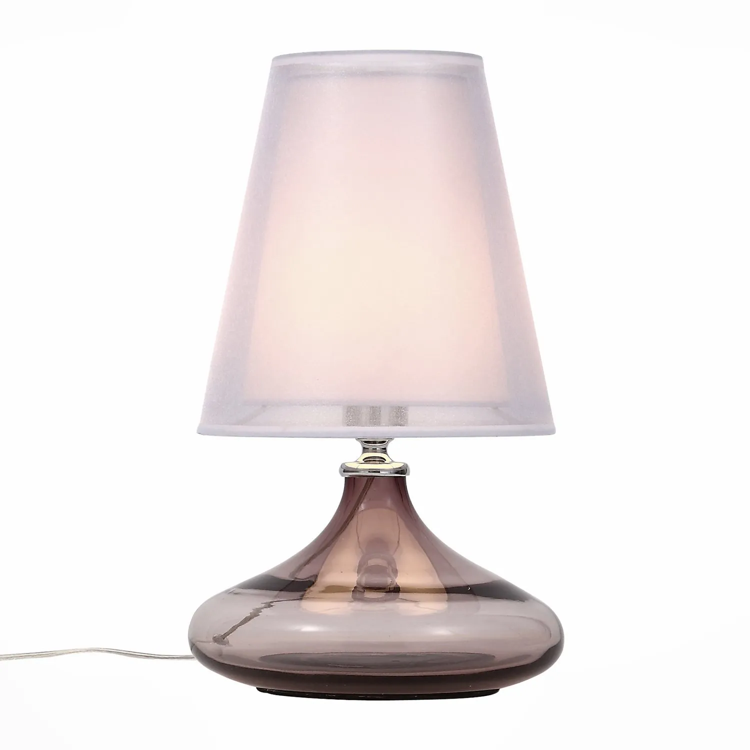 SL974.604.01 Прикроватная лампа ST-Luce Хром, Розовый/Белый E27 1*60W AMPOLLA