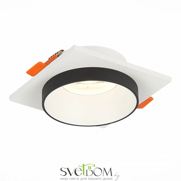 ST206.518.01 Св-к встр. Белый GU10 1*50W  L92xW92xH38 220V Без ламп Встраиваемые светильники