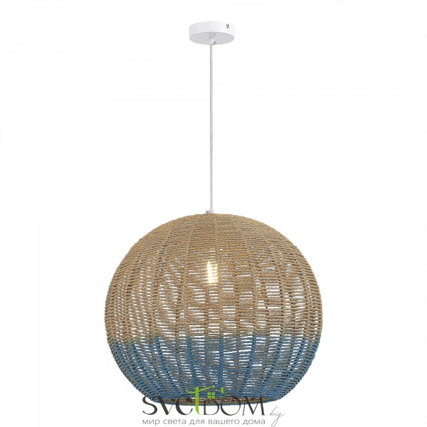 SL1514.533.01 Светильник подвесной ST-Luce Белый/Бежевый,Синий E27 1*7W VIMINI